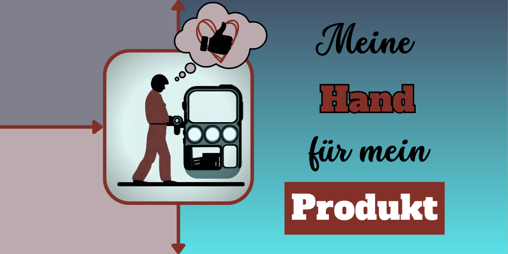 Meine Hand für mein Produkt: zusammen entscheiden für Innovation